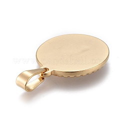 304 Stainless Steel Pendants&nbsp;STAS-F252-10G