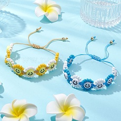 2Pcs Glass Seed Braided Beads Bracelets&nbsp;BJEW-MZ00115