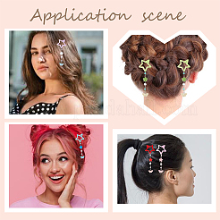 12Pcs Alloy Snap Hair Clips&nbsp;PHAR-DR00002