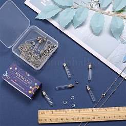 DIY Blank Wish Bottle Necklace Making Kit&nbsp;DIY-SC0021-78