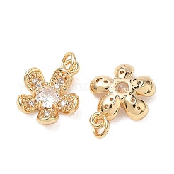 SHEGRACE Brass Clear Cubic Zirconia Pendants&nbsp;XGRQ3K935-542G