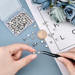 100Pcs 304 Stainless Steel Rhinestone Settings&nbsp;STAS-UN0030-67