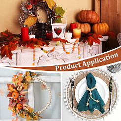 Thanksgiving Day Theme DIY Wood Beads Findings Kits&nbsp;DIY-PH0031-94B
