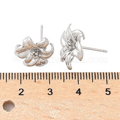 Brass Stud Earrings Finding&nbsp;KK-U069-01P