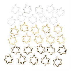  Alloy Open Back Bezel Pendants&nbsp;PALLOY-OC0001-14