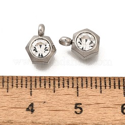 201 Stainless Steel Charms&nbsp;STAS-F311-06P-09