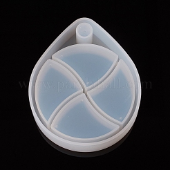 DIY 4 Compartments teardrop&nbsp;AJEW-WH0022-15