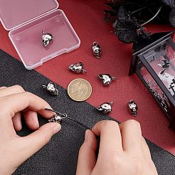 8Pcs 304 Stainless Steel Pendants&nbsp;STAS-UN0037-53