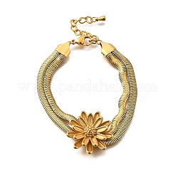 304 Stainless Steel Multi-layer Bracelets&nbsp;BJEW-M135-02B-G
