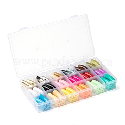 72Pcs 18 Style CCB Plastic & Imitation Gemstone & Opaque Acrylic Beads&nbsp;MACR-LS0001-05A