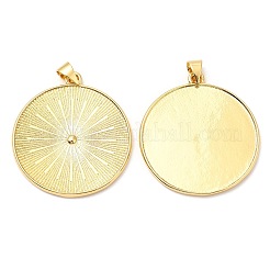 Rack Plating Brass Pendants&nbsp;KK-A185-39G