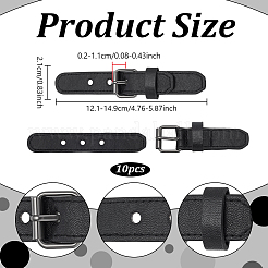 PU Leather Coat Buckles&nbsp;AJEW-WH0366-824A