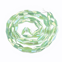 Electroplate Glass Beads Strands&nbsp;EGLA-S194-03A-B04