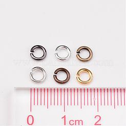 1 Box Brass Open Jump Rings&nbsp;KK-JP0007-5mm