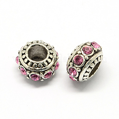 Alloy Rhinestone European Beads&nbsp;MPDL-R036-01