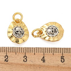 Long-Lasting Plated Brass Pendants&nbsp;KK-K387-05B-G