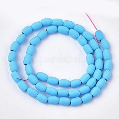 Spray Painted Non-magnetic Synthetic Hematite Beads Strands&nbsp;G-T116-17-03
