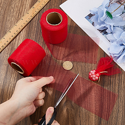 Polyester Organza Ribbons for Sewing Decoration&nbsp;OCOR-WH0109-083