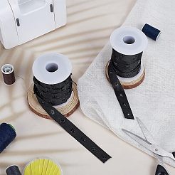 Polyester Sewing Snap Button Tape&nbsp;DIY-OC0004-15