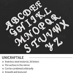 26PCS Letter A~Z 304 Stainless Steel Links Connectors&nbsp;STAS-UN0025-09