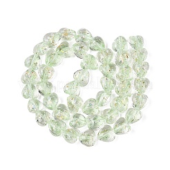 Handmade Foil Glass Beads&nbsp;FOIL-N029-09G