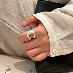 Moon Brass Cuff Open Rings for Women&nbsp;WGAAC34-01