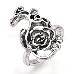 Enamel Adjustable Alloy Cuff Finger Rings&nbsp;RJEW-S038-013