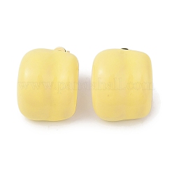 Brass & Enamel Mini Dome Stud Earrings for Women&nbsp;EJEW-Q389-01