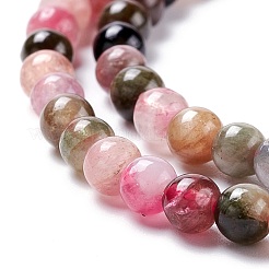 Natural Tourmaline Beads Strands&nbsp;X-G-G446-4mm-03