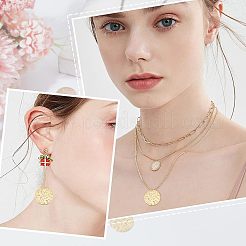 16Pcs 4 Colors Environmental Protection Electroplating Brass Pendants&nbsp;KK-FG0001-06