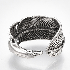 Alloy Cuff Finger Rings&nbsp;RJEW-T006-15