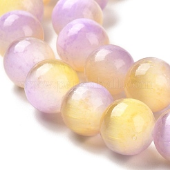 Natural Selenite Beads Strands&nbsp;G-P493-03E