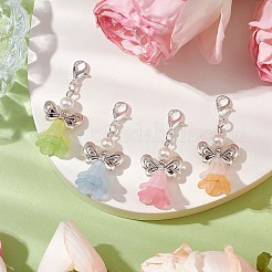 Angel Acrylic & Shell Pearl Pendant Decoration&nbsp;HJEW-TA00275