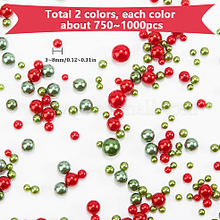 2 Sets 2 Colors Plastic Beads&nbsp;KY-SC0002-25