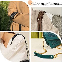 3Pcs 3 Colors Cowhide Leather Bag Strap Covers&nbsp;FIND-OC0002-05