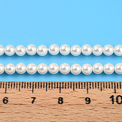 Baking Paint Pearlized Glass Pearl Bead Strands&nbsp;HY-N002-4mm-A11
