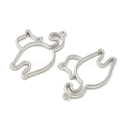 Alloy Open Back Bezel Pendants&nbsp;FIND-L025-02P