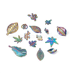 30Pcs 15 Style Rainbow Color Alloy Pendants&nbsp;FIND-BY0001-18