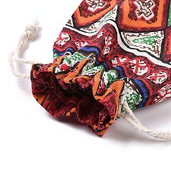 Polycotton(Polyester Cotton) Packing Pouches Drawstring Bags&nbsp;ABAG-T006-A22