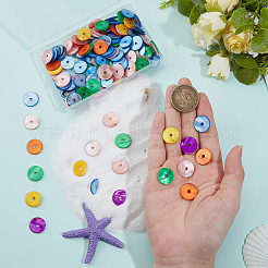160Pcs Spray Painted Natural Freshwater Shell Beads&nbsp;SHEL-PA0001-08