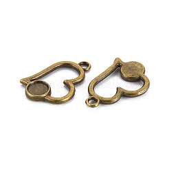 Tibetan Style Alloy Pendant Cabochon Settings&nbsp;PALLOY-N160-60AB
