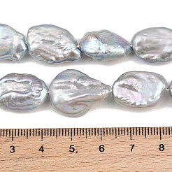 Dyed Natural Baroque Keshi Pearl Beads Strands&nbsp;PA-CBAFEE8-13