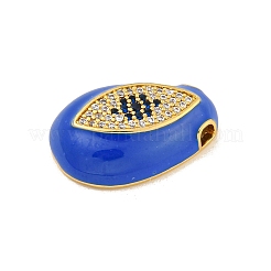 Rack Plating Brass Micro Pave Cubic Zirconia Pendants&nbsp;KK-P277-28G-07