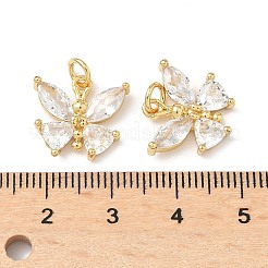 Brass with Cubic Zirconia Pendants&nbsp;KK-Q068-05G
