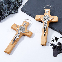 Wood Big Pendants&nbsp;WOOD-WH0063-05A