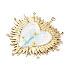 304 Stainless Steel Enamel Pendants&nbsp;STAS-Z200-03G-01