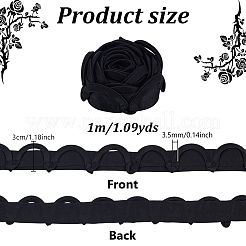 1M Women's Wedding Dress Zipper Replacement&nbsp;DIY-WH0128-64
