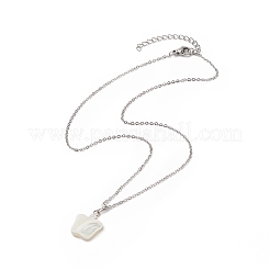 Natural Shell Pendant Necklace&nbsp;NJEW-JN04246