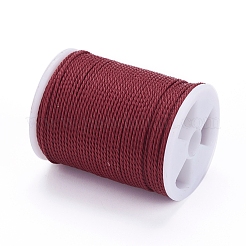 Round Waxed Polyester Cord&nbsp;YC-G006-01-1.0mm-09