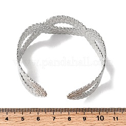 304 Stainless Steel Cuff Bangles for Women&nbsp;BJEW-H635-04P